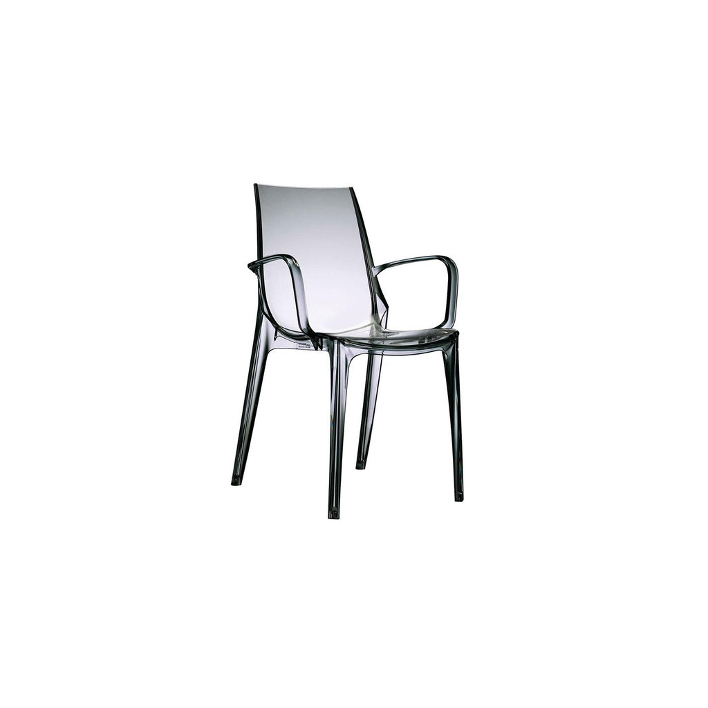 Stuhl Vanity 2654 2er Set - translucent smoked - Stuhl Kunststoff