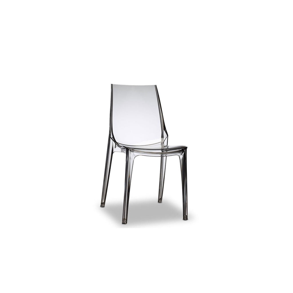 Stuhl Vanity Chair 2652 4er Set - translucent smoked - Stuhl Kunststoff