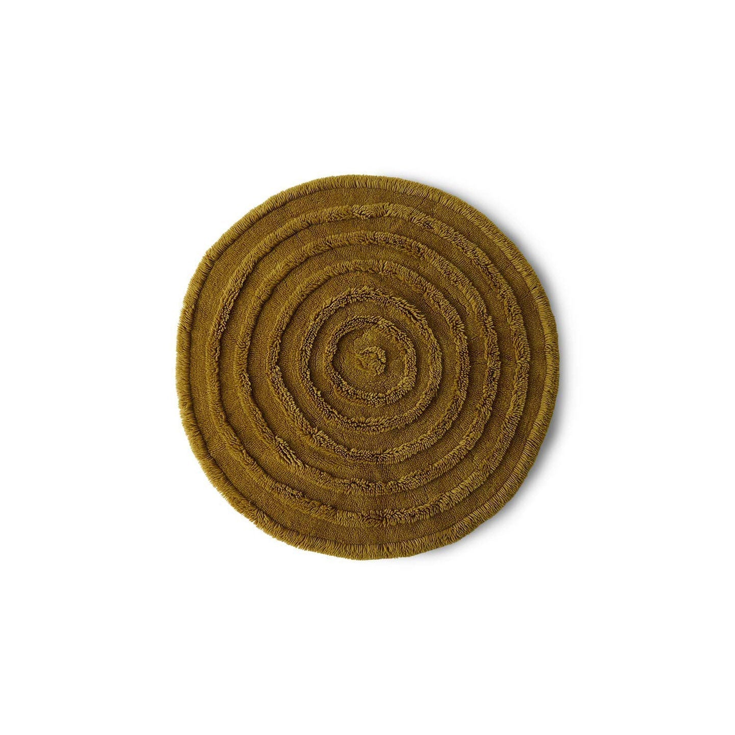 Teppich ø150 cm aus Wolle in grün - Teppich