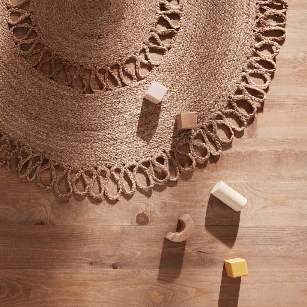 Teppich Vicenza rund natur - Größe Ø120cm - Teppich