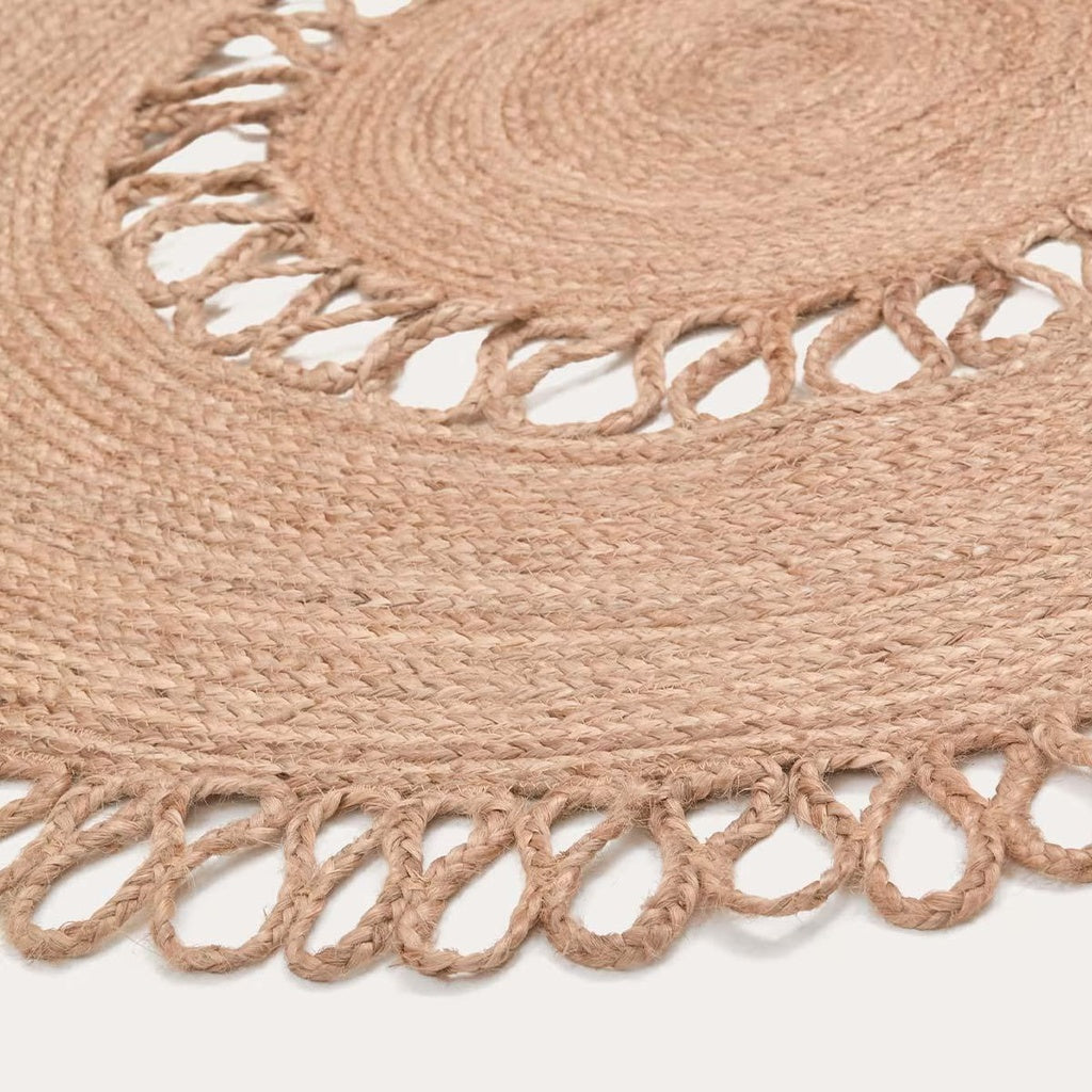 Teppich Vicenza rund natur - Größe Ø120cm - Teppich