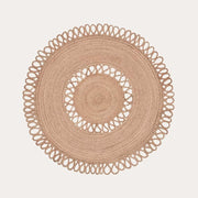 Teppich Vicenza rund natur - Größe Ø120cm - Teppich