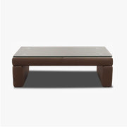 Tischhocker Modell 10012 in Leder Z74 elephant - Couchtisch