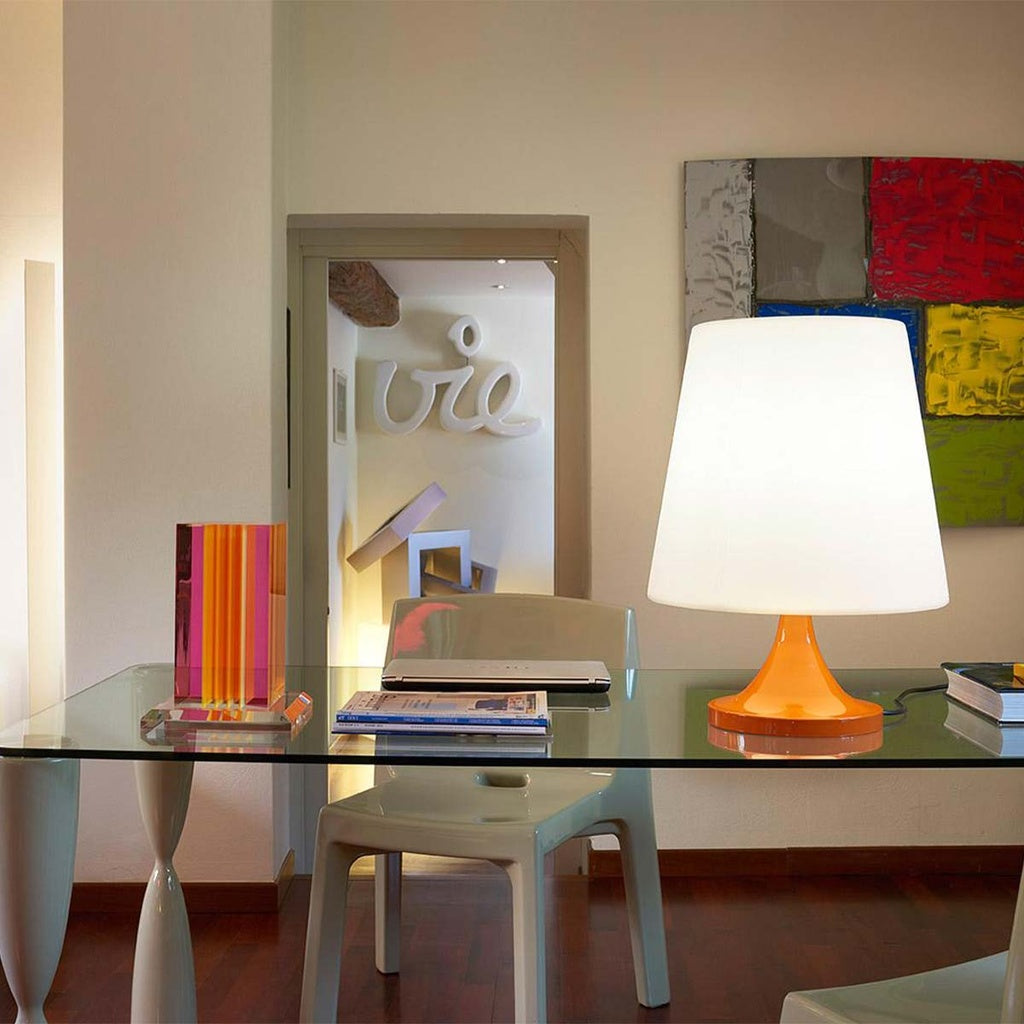 Tischlampe Ali Baba weiss/orange - Tischleuchten