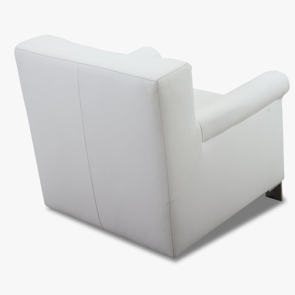 Ledersessel HENRY in jerry white - Sessel Leder