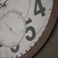 Uhr OLD TOWN in grau 60cmx60cm - Wanddeko