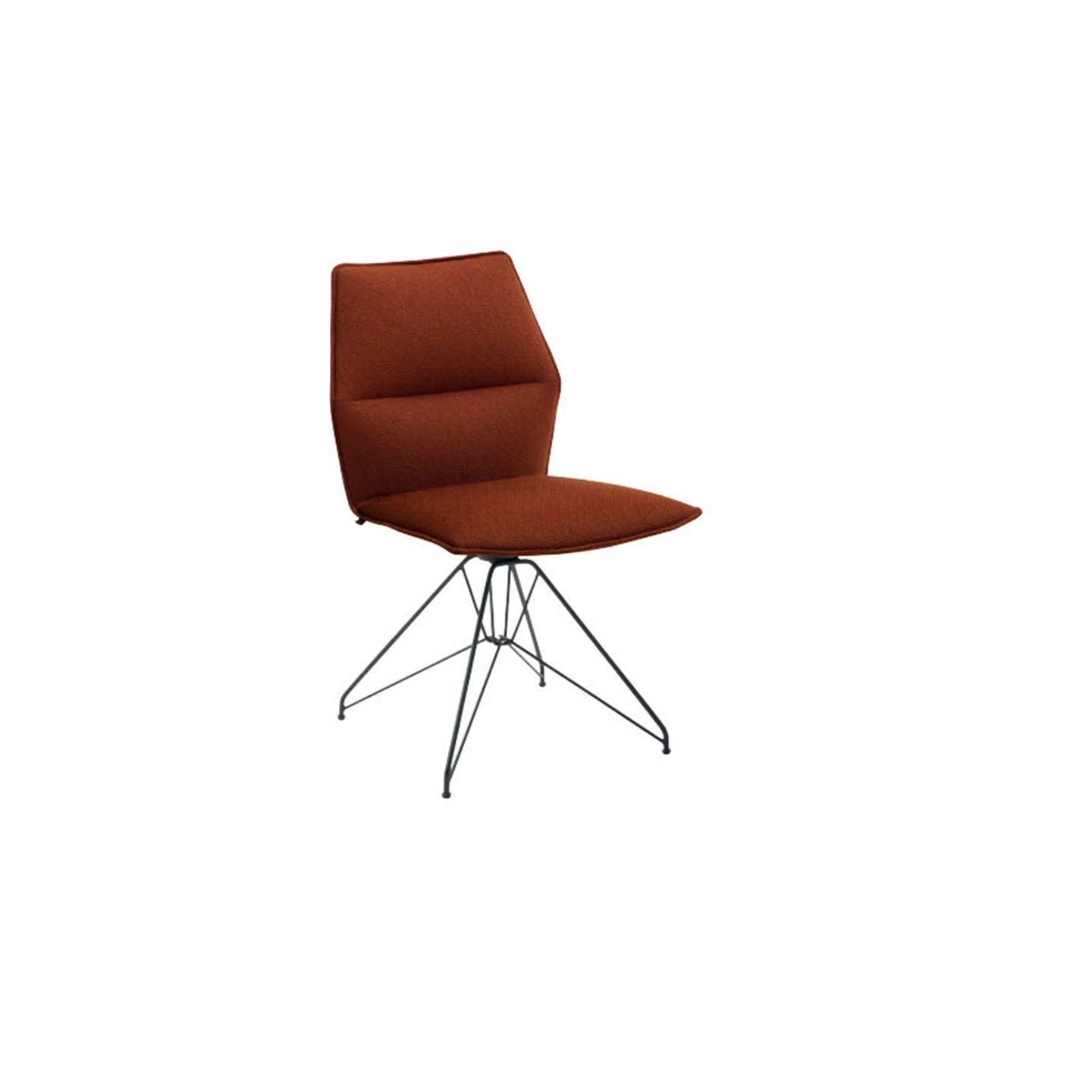 Carola Stuhl in Stoff Dallas Q2 - Stuhl mit Drahtgestell - Stuhl Stoff
