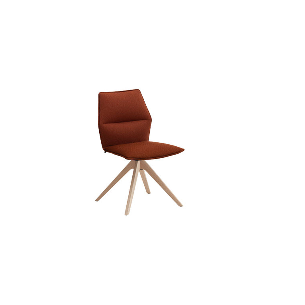 Carola Stuhl in Stoff Dallas Q2 - Stuhl mit Holzgestell - Stuhl Stoff