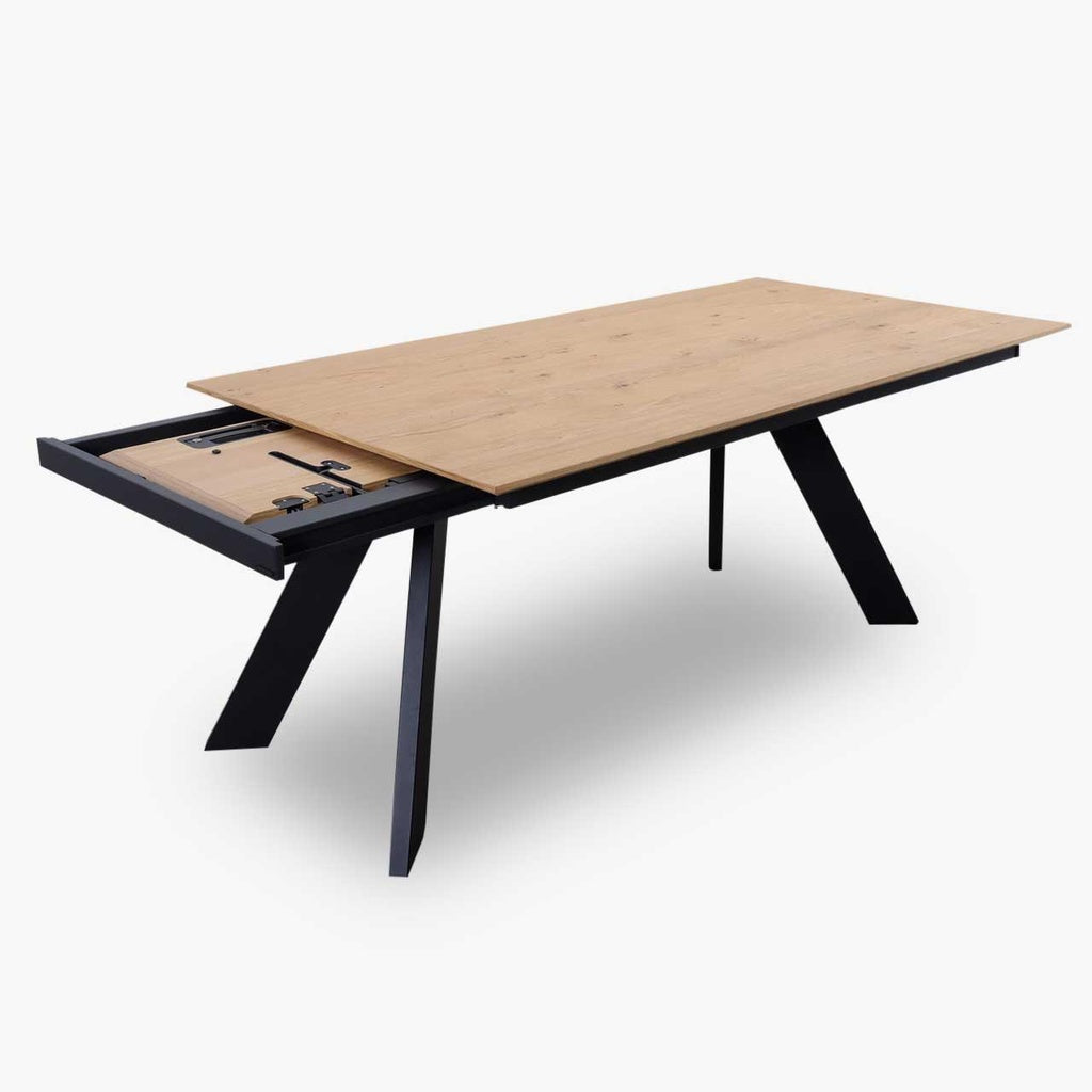 Esstisch ET651 LEO in Wildeiche hell - Esstisch