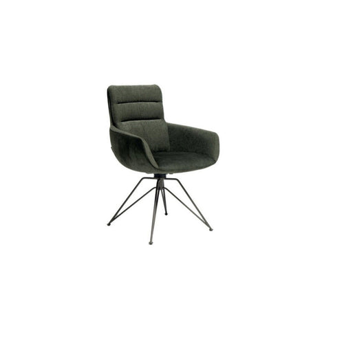 Bild 1 in Galerieansicht laden. Felia Stuhl in Leder C - Armlehnenstuhl mit Drahtgestell/Spinne - Stuhl Leder