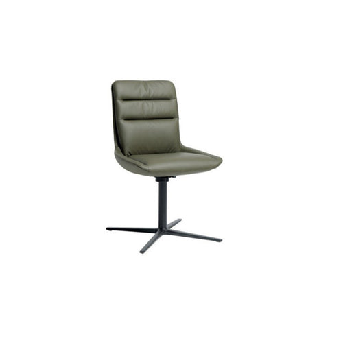 Bild 1 in Galerieansicht laden. Felia Stuhl in Leder C - Stuhl mit Kreuzgestell - Stuhl Leder