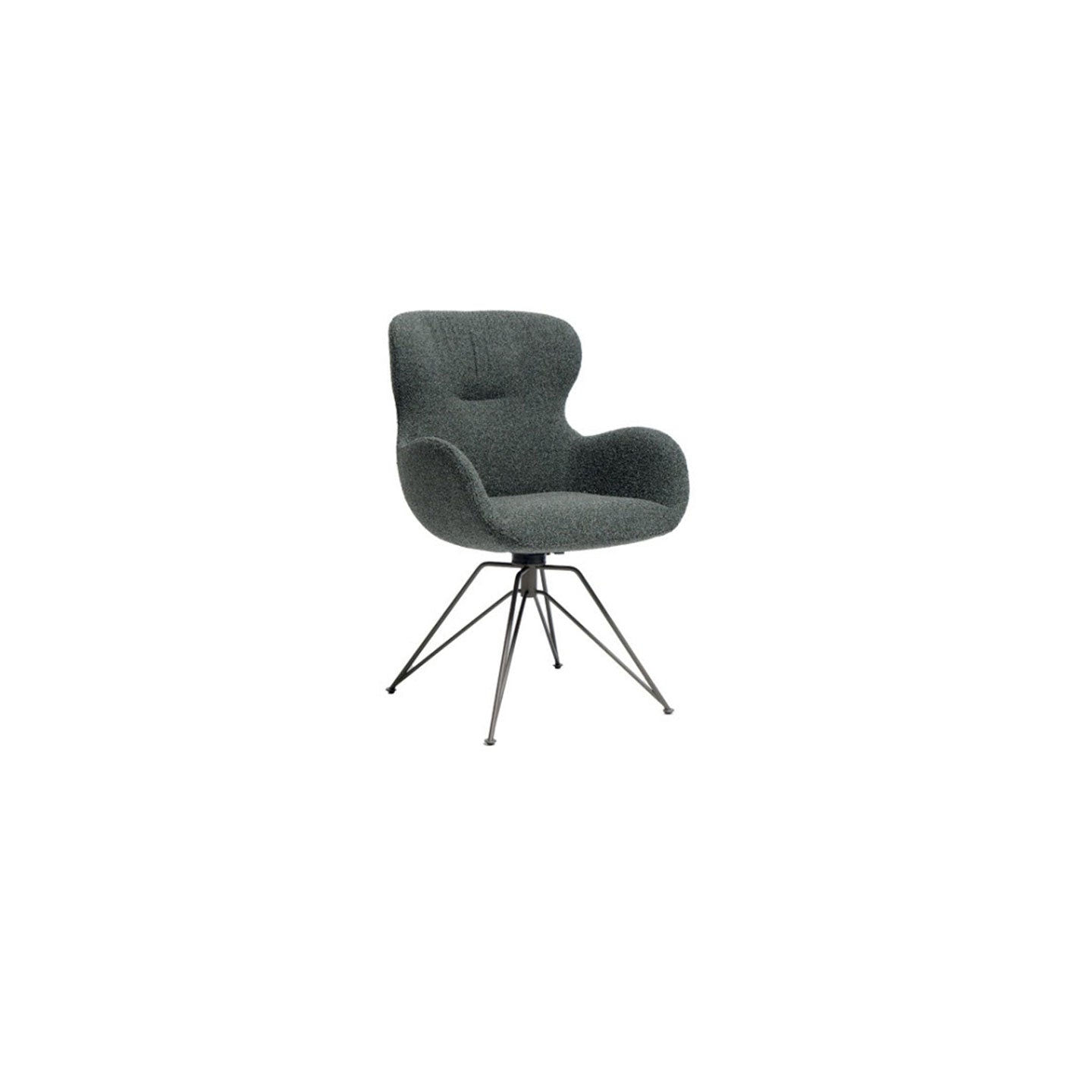 Venjakob Stuhl BENITA in Stoff - Stuhl mit Drahtgestell/Spinne - Stuhl Stoff