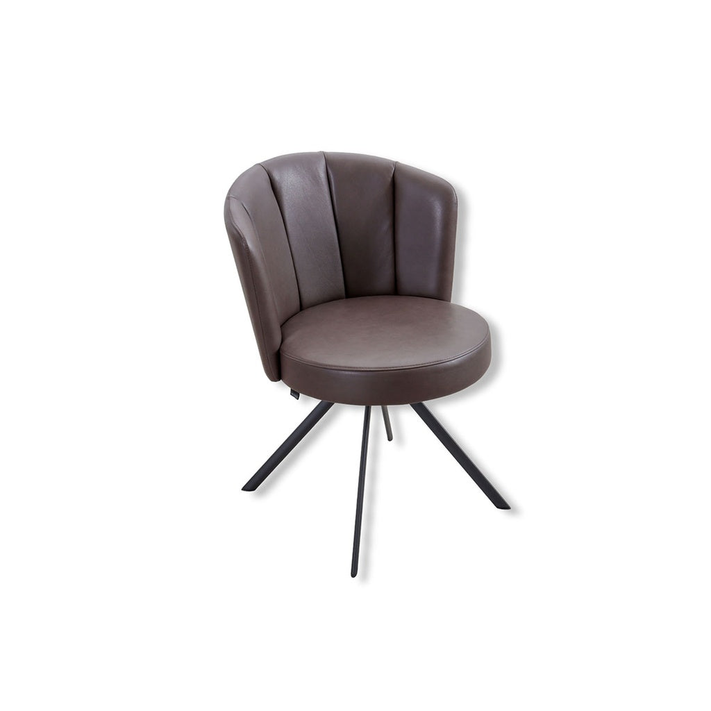 Venjakob Stuhl ELINA in Leder Sauvage - Stuhl Leder