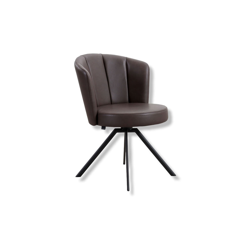 Venjakob Stuhl ELINA in Leder Sauvage - Stuhl Leder