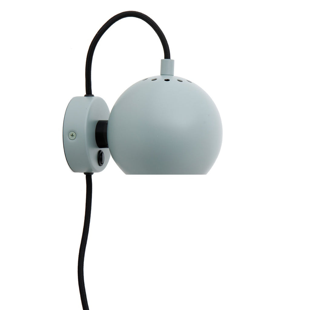 Wandlampe BALL Ø 12cm - aquagrün matt