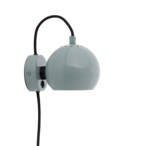 Bild 1 in Galerieansicht laden. Wandlampe BALL Ø 12cm - mint glänzend
