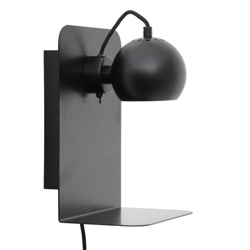 Bild 1 in Galerieansicht laden. Wandleuchte BALL USB Ø 12cm - schwarz matt - Wandleuchte