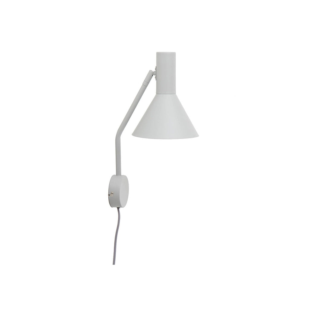 Wandleuchte LYSS Ø 18cm - hellgrau matt - Wandleuchte