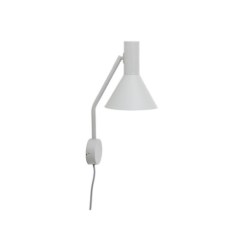 Bild 1 in Galerieansicht laden. Wandleuchte LYSS Ø 18cm - hellgrau matt - Wandleuchte