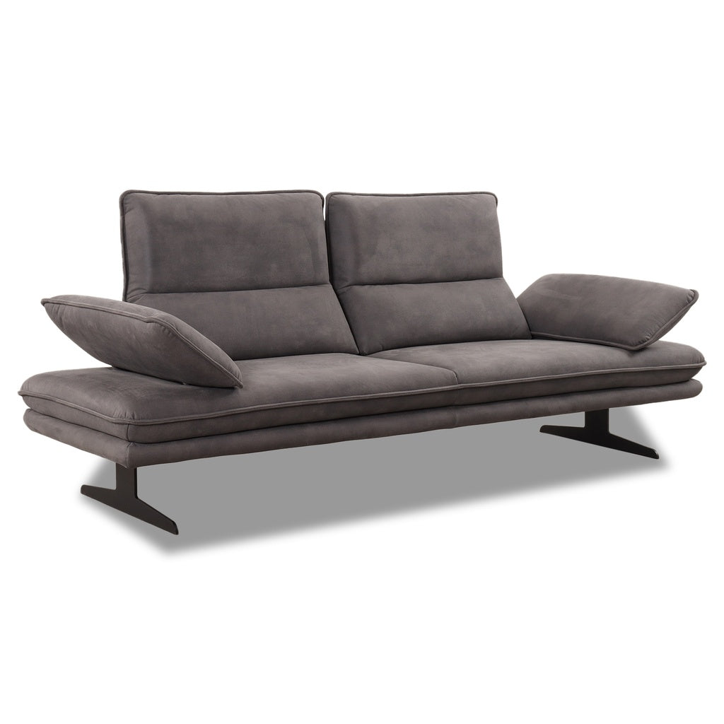 Sofa 16777 BROADWAY in Microfaser S37 anthracite - Sitzdesign