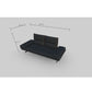 Sofa 16777 BROADWAY in Microfaser S37 anthracite - Sitzdesign