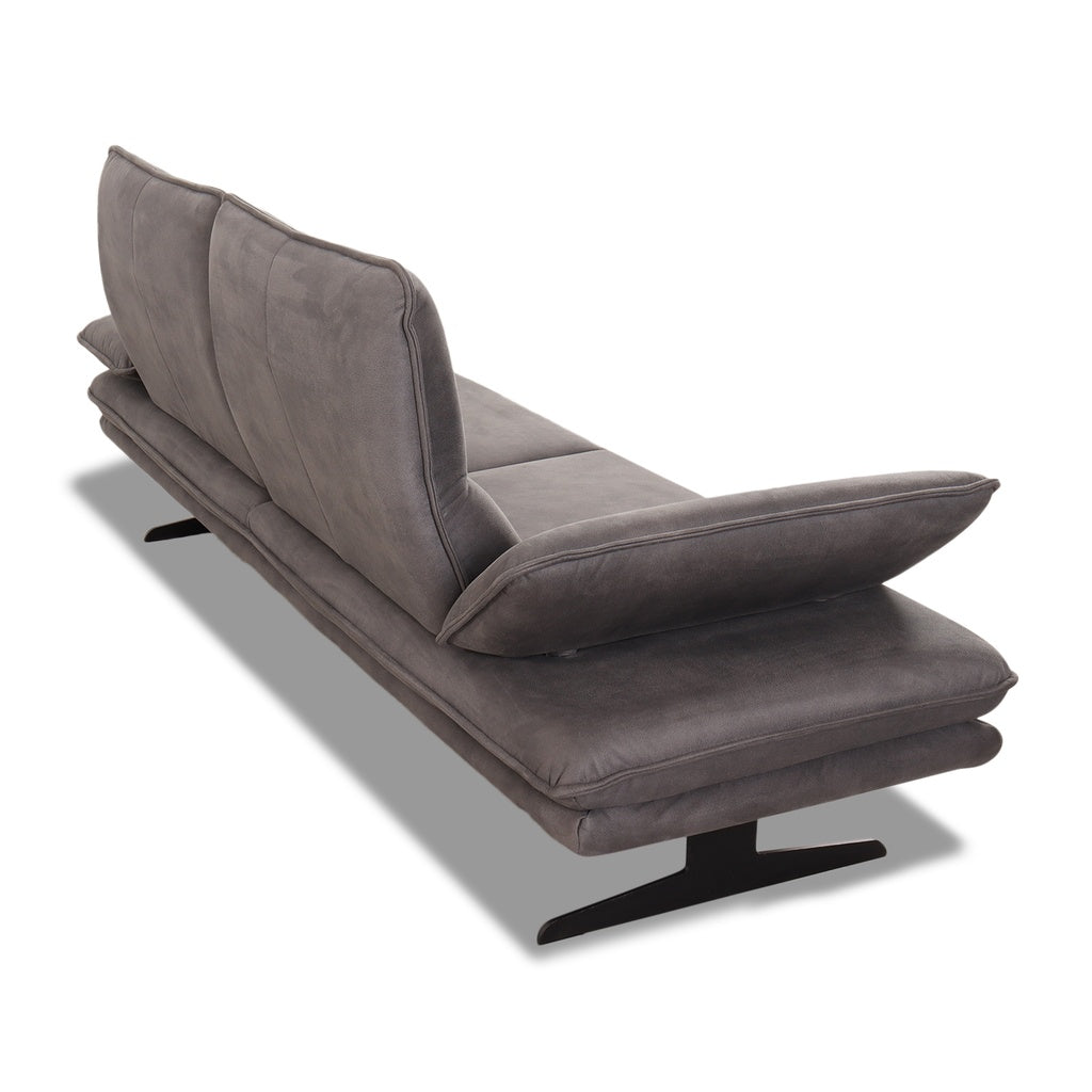Sofa 16777 BROADWAY in Microfaser S37 anthracite - Sitzdesign