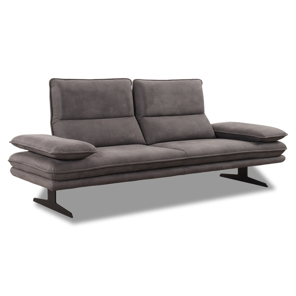 Sofa 16777 BROADWAY in Microfaser S37 anthracite - Sitzdesign