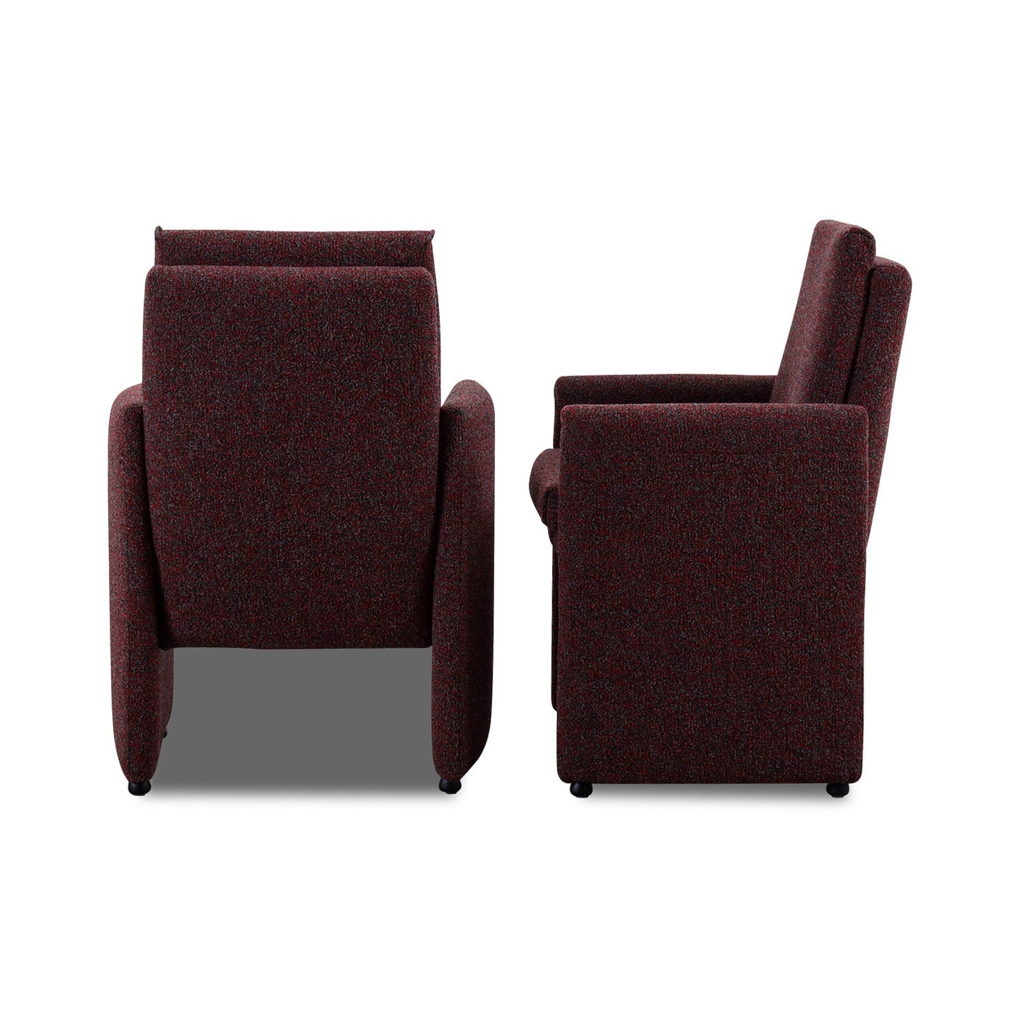 Willi Schillig 2er Set Stuhl-Sessel 10602 RENO  in Stoff JAB rot