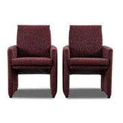 Willi Schillig 2er Set Stuhl-Sessel 10602 RENO  in Stoff JAB rot