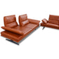 Sofagarnitur 16777 BROADWAY in Leder Z69 cognac - Sitzdesign