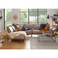 Ecksofa 16660 BONNIE in Leder Z75 sand vorstehend links - Ecksofa Leder