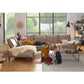 Ecksofa 16660 BONNIE in Leder Z75 sand vorstehend links - Ecksofa Leder