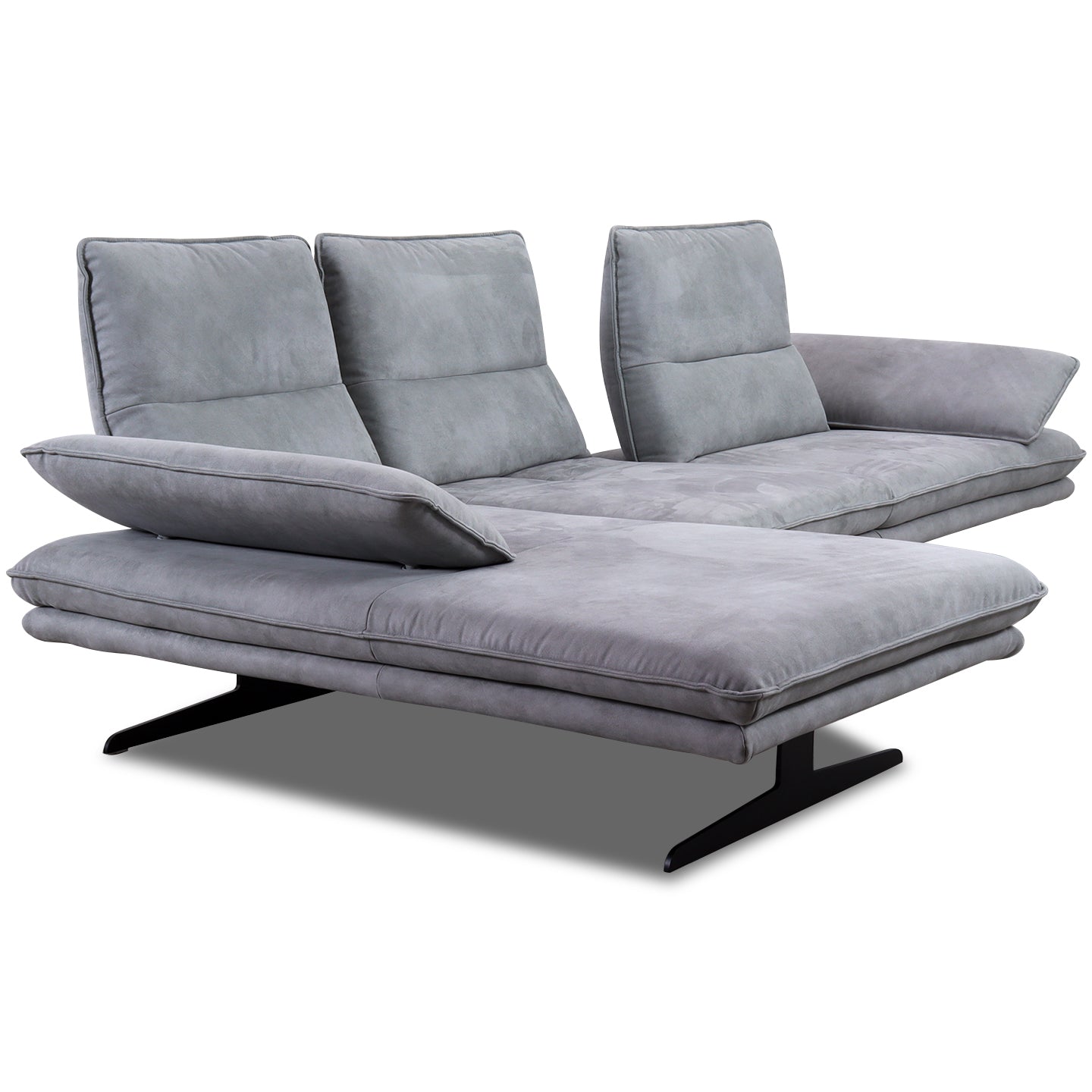 Willi Schillig Ecksofa 16777 BROADWAY in Stoff V52 light grey