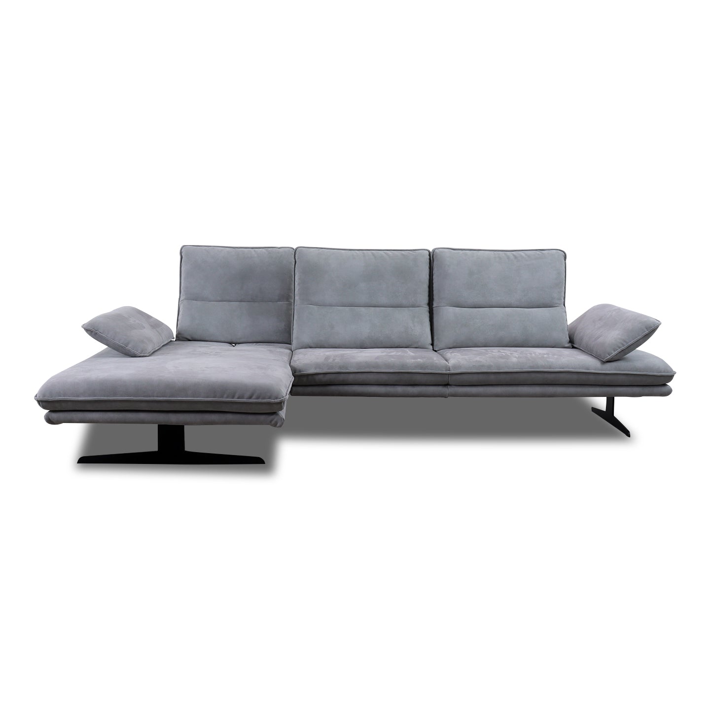 Willi Schillig Ecksofa 16777 BROADWAY in Stoff V52 light grey