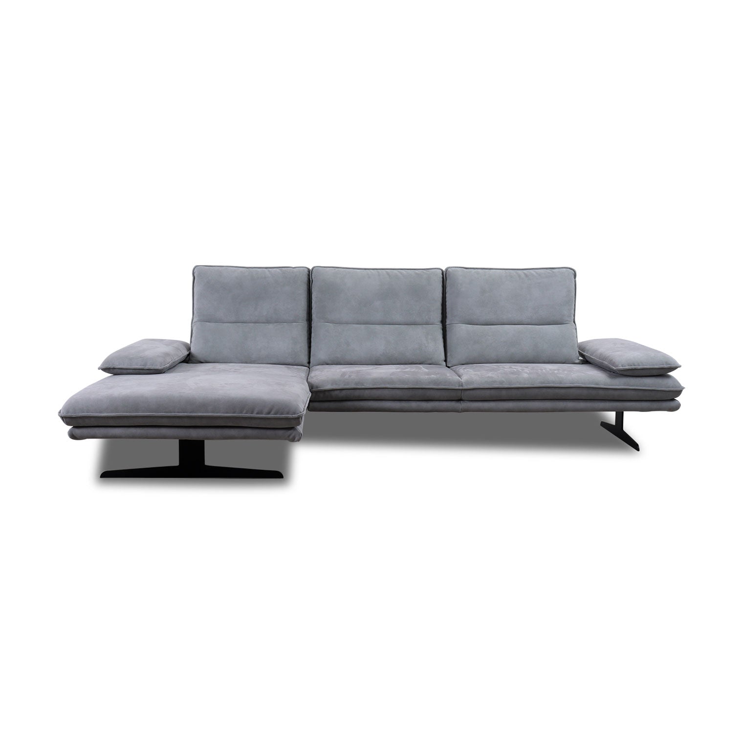 Willi Schillig Ecksofa 16777 BROADWAY in Stoff V52 light grey