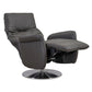 Fernsehsessel mit Doppelmotor 32630 LIMBOO in Leder Z73 graphite - Relaxsessel Leder