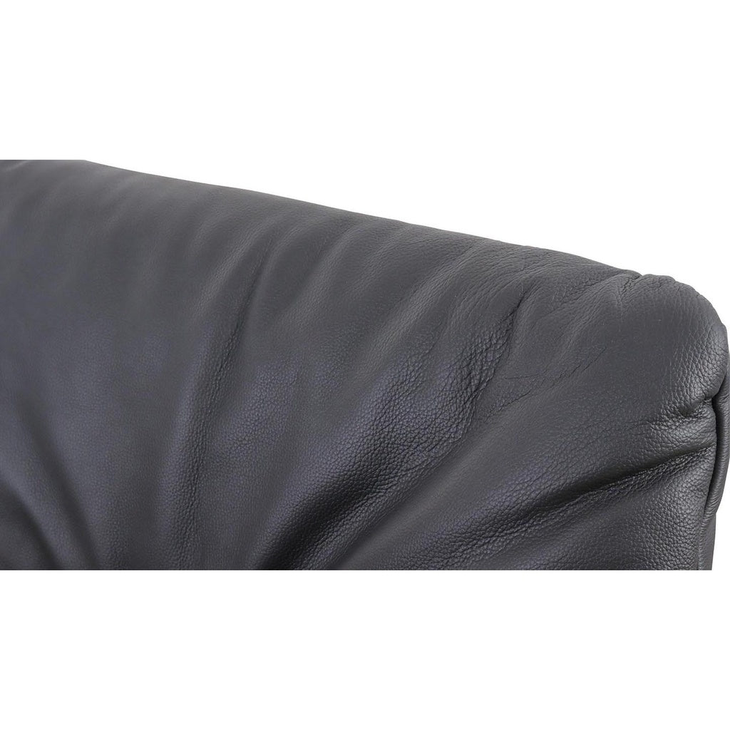 Fernsehsessel mit Doppelmotor 32630 LIMBOO in Leder Z73 nachtschwarz - Relaxsessel Leder