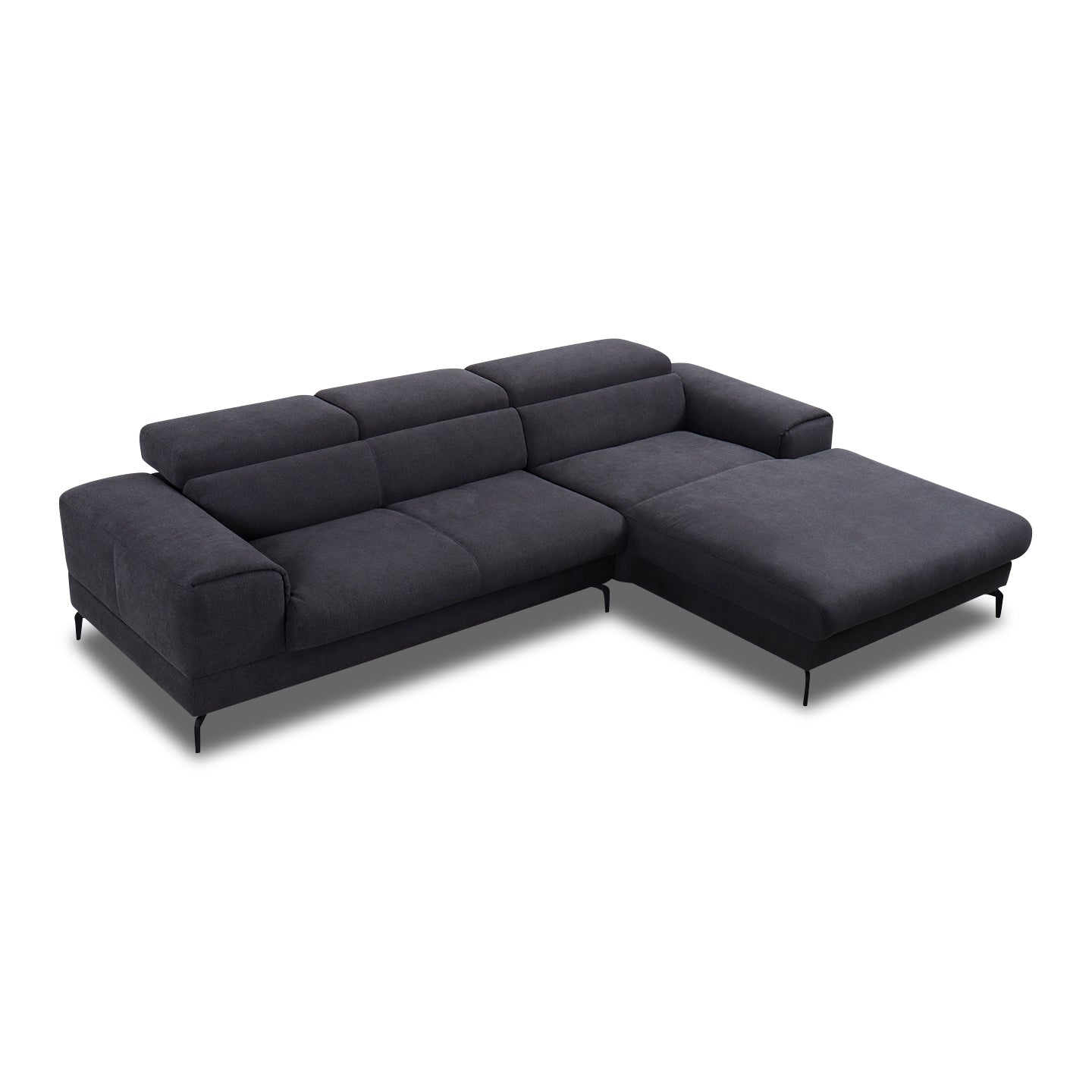 Willi Schillig Piedroo 21106 in Stoff R66 anthracite