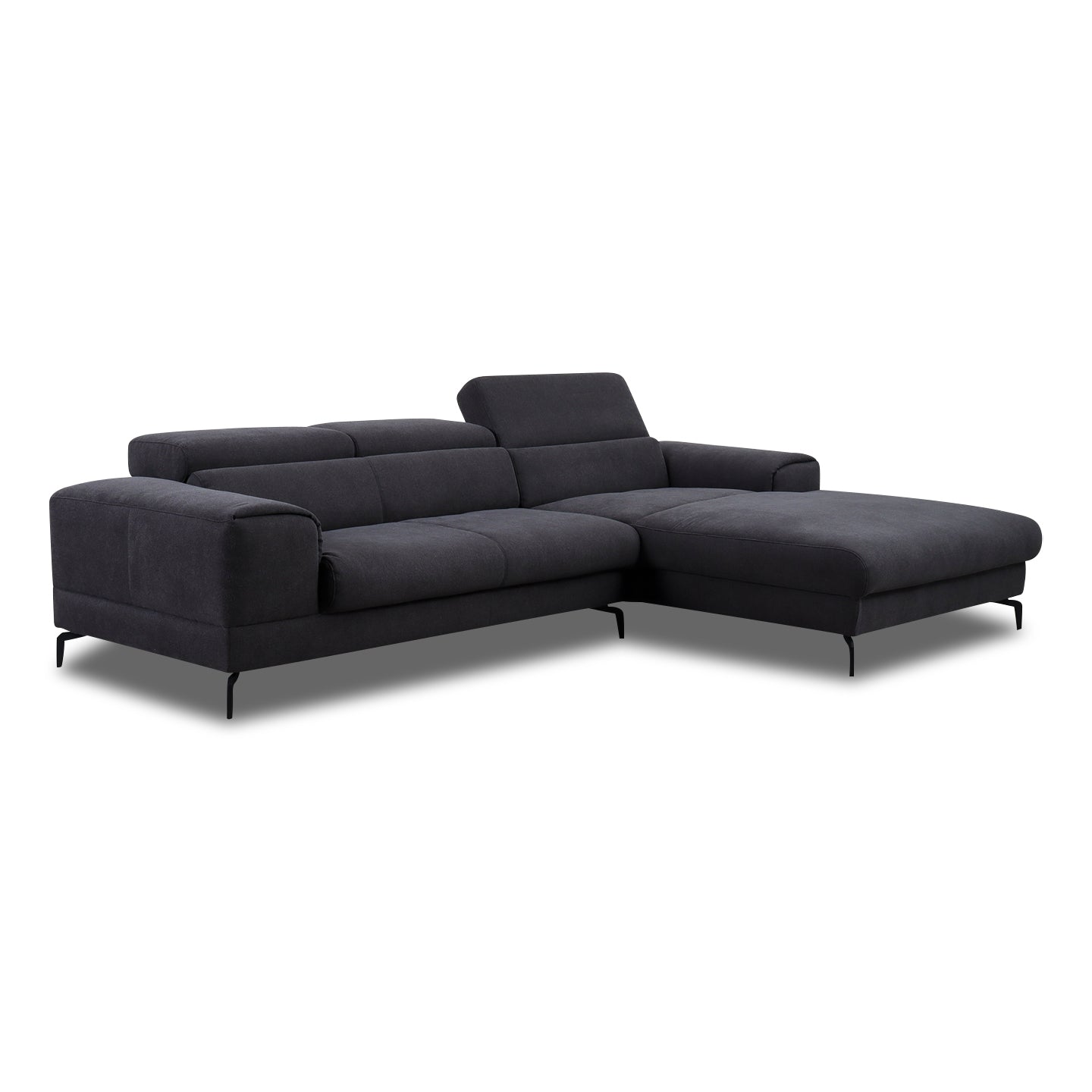 Willi Schillig Piedroo 21106 in Stoff R66 anthracite