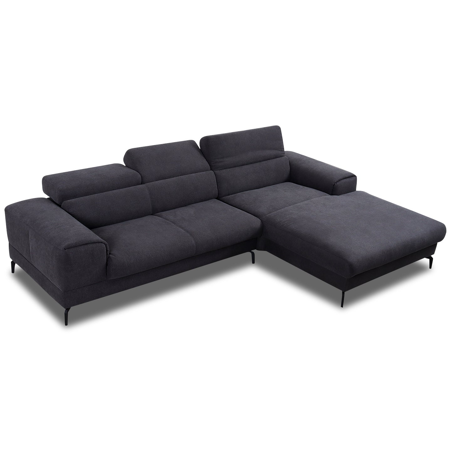 Willi Schillig Piedroo 21106 in Stoff R66 anthracite