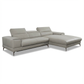 Willi Schillig Piedroo 21106 mit Motor in Leder Z69 lightgrey vorstehend rechts - Ecksofa Leder