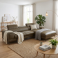 Willi Schillig Piedroo 21106 mit Motor in Leder Z69 lightgrey vorstehend rechts - Ecksofa Leder