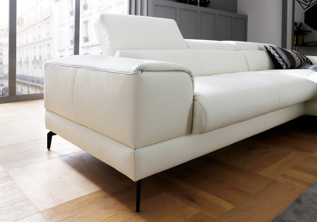 Willi Schillig Piedroo 21106 Sofa 21106 in Leder Longlife Z73 konfigurierbar - Ecksofa Leder