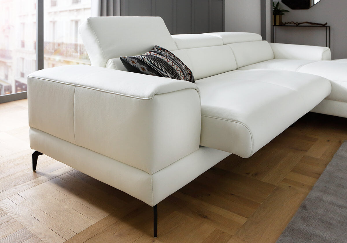 Willi Schillig Piedroo 21106 Sofa 21106 in Leder Longlife Z73 konfigurierbar - Ecksofa Leder