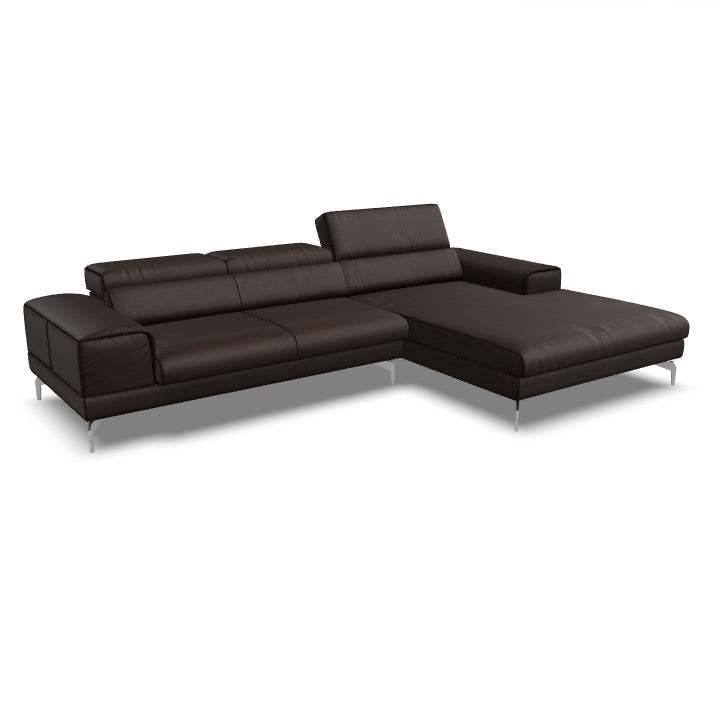 Willi Schillig Piedroo 21106 Sofa 21106 in Leder Longlife Z73 konfigurierbar - 52 Brown - Ecksofa Leder