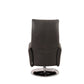 Fernsehsessel SALSAA in Leder Z69 anthracite - Relaxsessel Leder