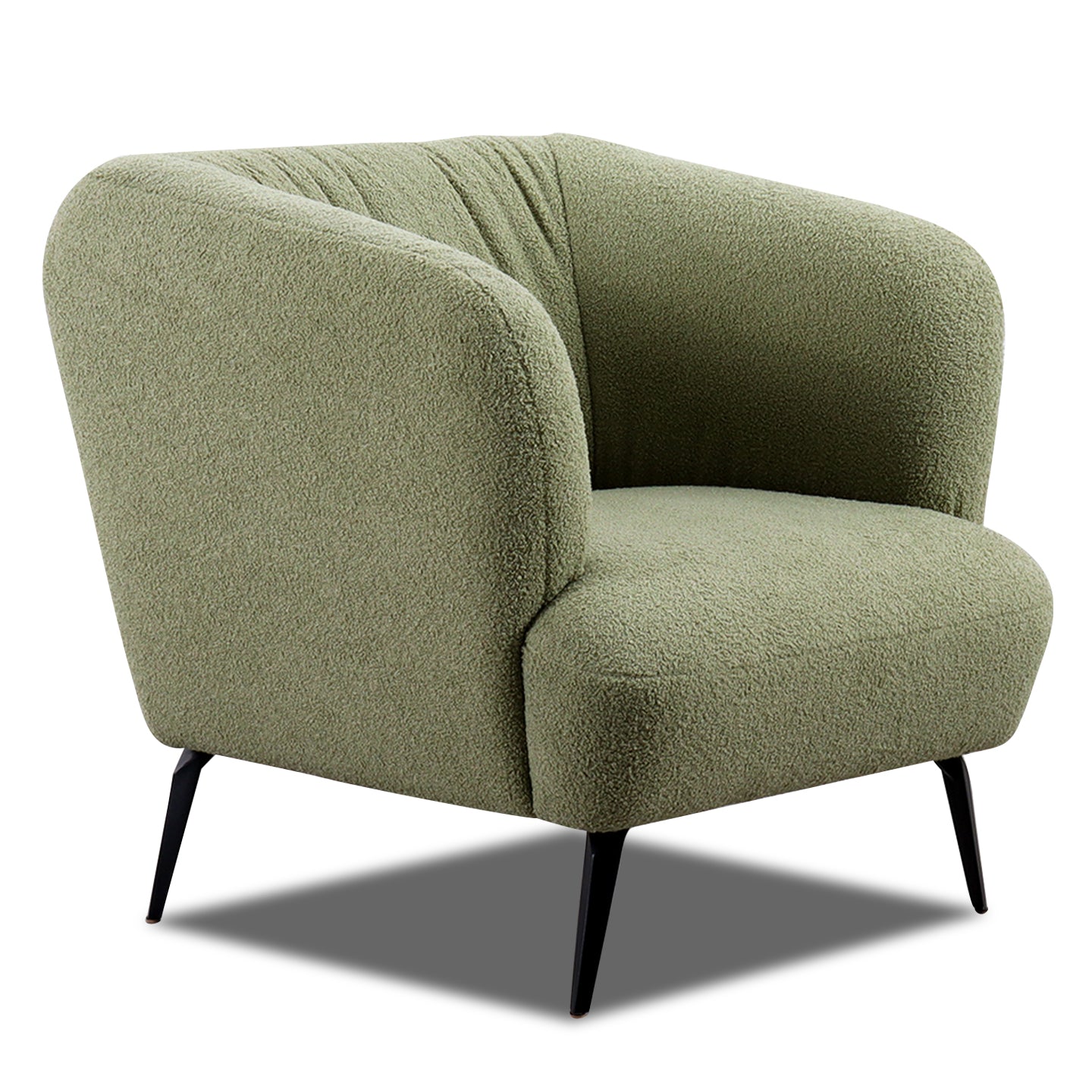 Willi Schillig Sessel 12342 ELLA in Stoff V86 hellgrün - Sessel Stoff