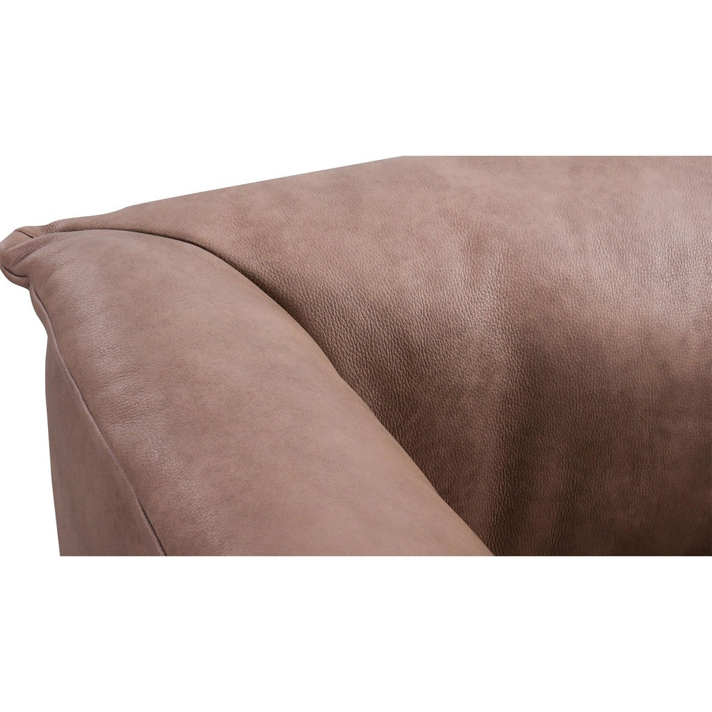 Sitzbank 11752 Lounge Breite 218cm in Leder Z75 sand - Sitzbank