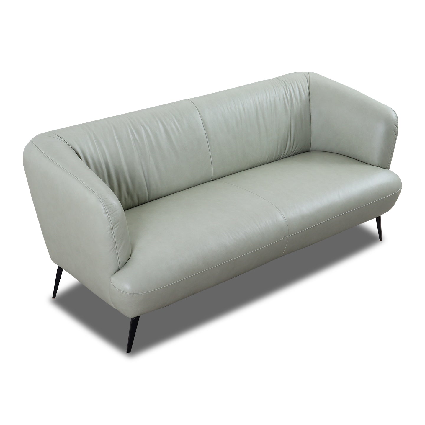 Willi Schillig Sofa 12342 ELLA in in Leder Z74 green tea