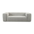 Sofa 18050 around the block in Stoff Puntino white-black - Sofa Stoff